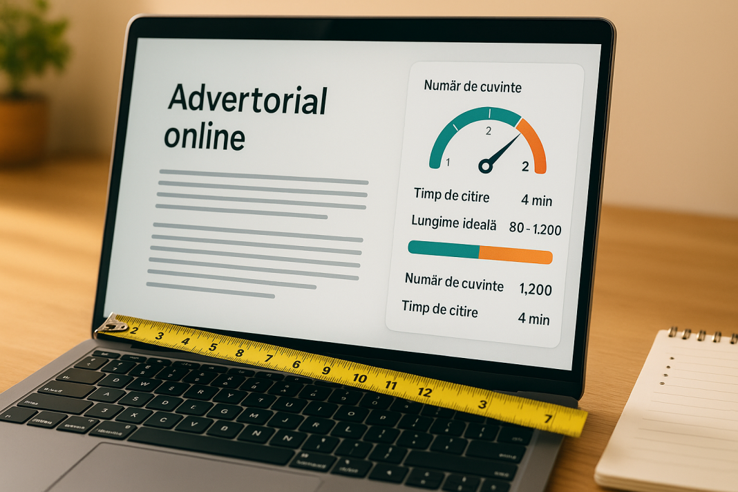 Care este lungimea ideală pentru un advertorial online?