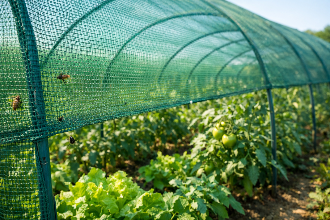 Plasa de umbrire poate proteja culturile de insecte?