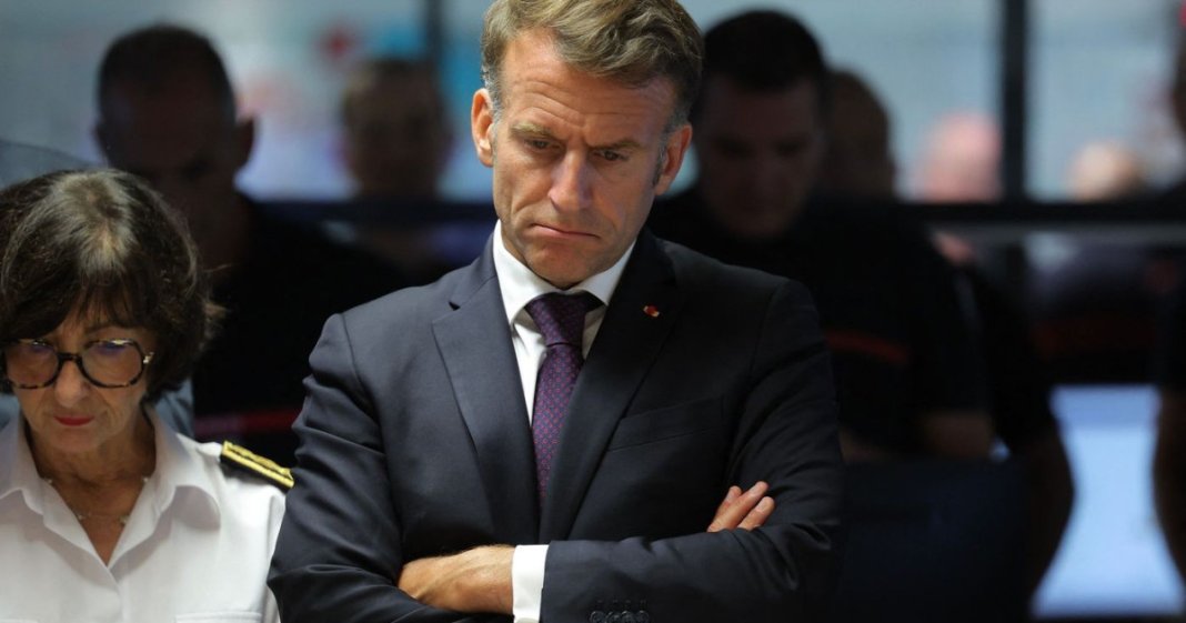 Emmanuel Macron declară că focul din zona Gironde „constituie cea mai serioasă situație de la Al Doilea...