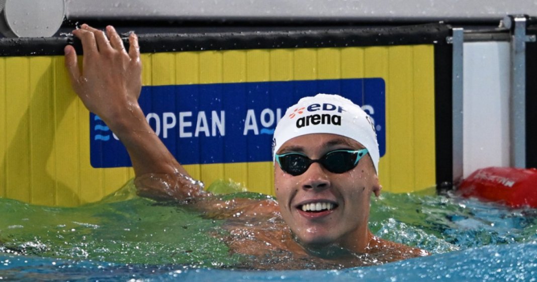 David Popovici obține medalia de aur și își asigură al treilea titlu consecutiv la 100 de metri liber la Campionatul...